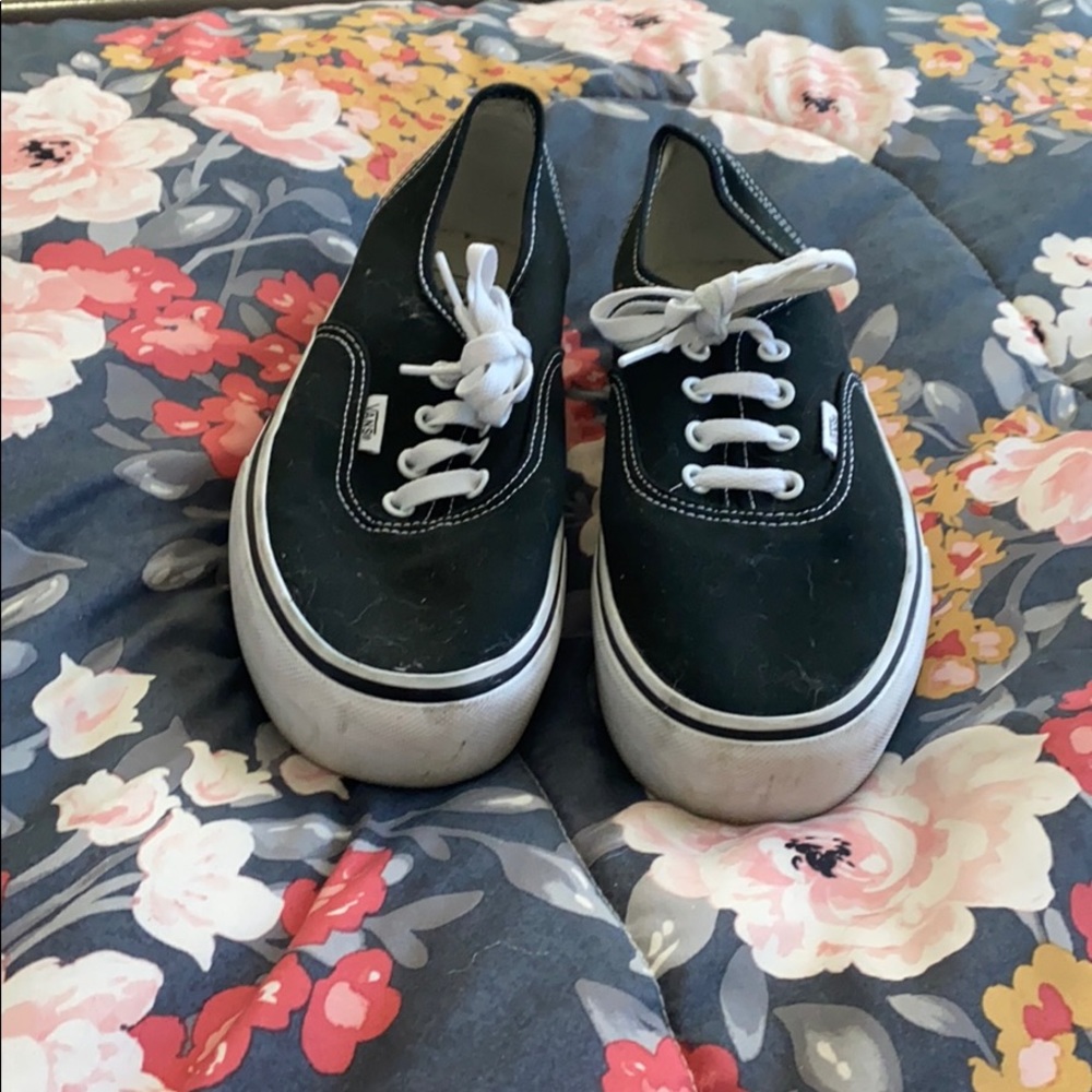 Euc worn once #vans #classics canvas #platform